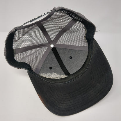 Kershaw Carb & Gutter Snapback Trucker Hat Gray OS Adjustable Mesh Richardson