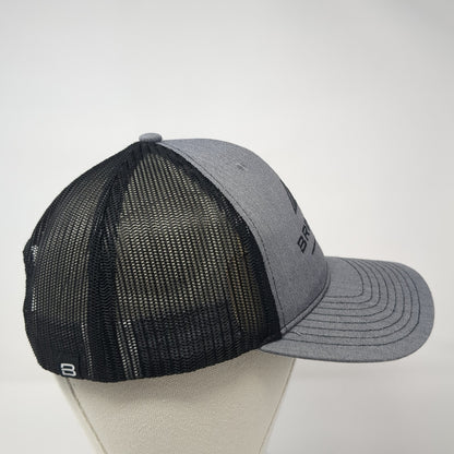 Brinkley RV Snapback Trucker Hat Gray One Size Adjustable Mesh Back Beyond