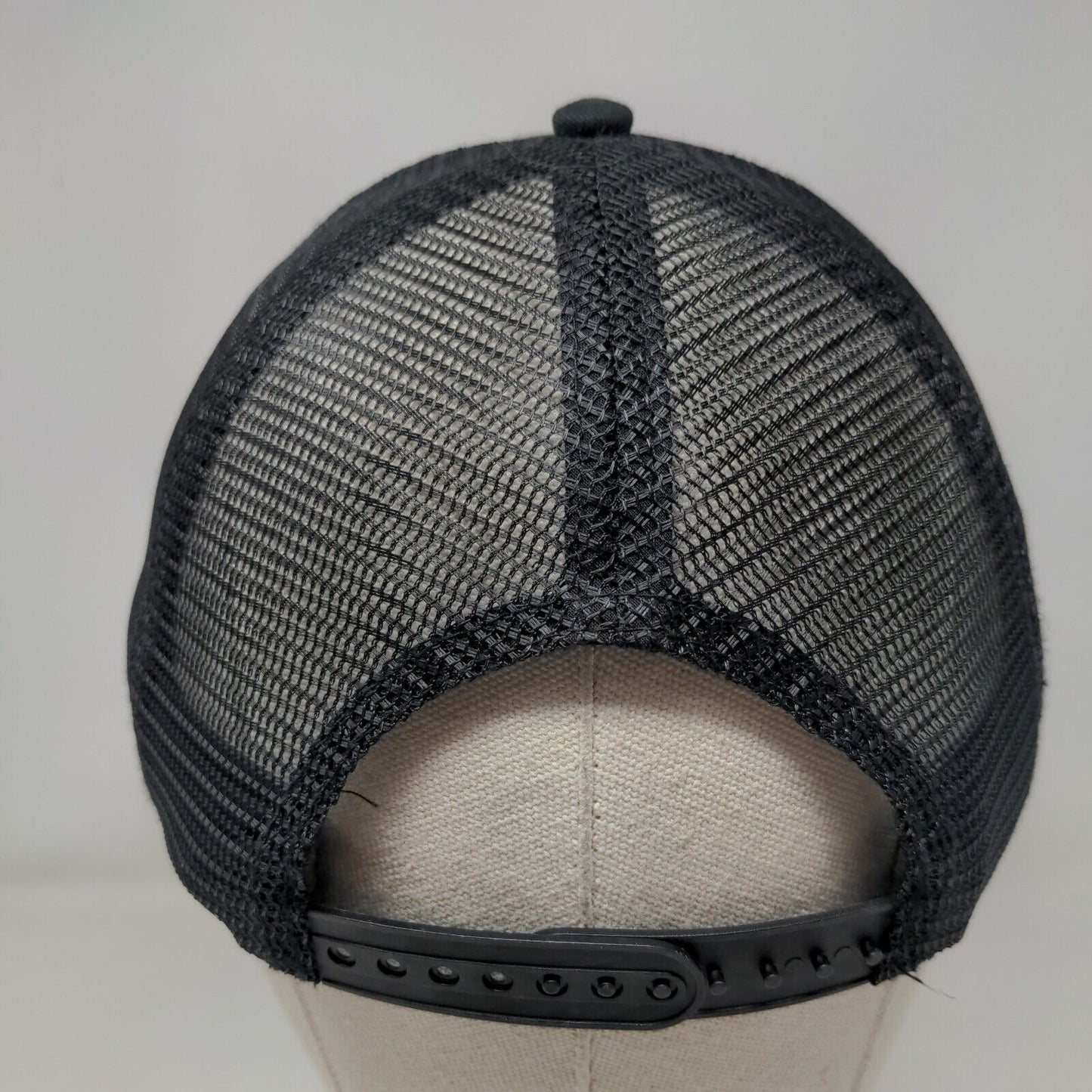PG Fine Wines Snapback Mesh Back Trucker Hat Black One Size Beechfield