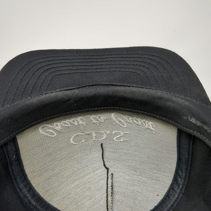 Stylemaster Hat 5 Panel Black One Size Snapback CDS Coast Script Logo Flat Brim