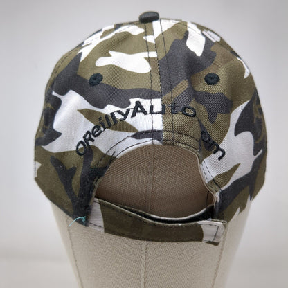 O'Reilly Auto Parts Strapback Hat Camouflage One Size Embroidered