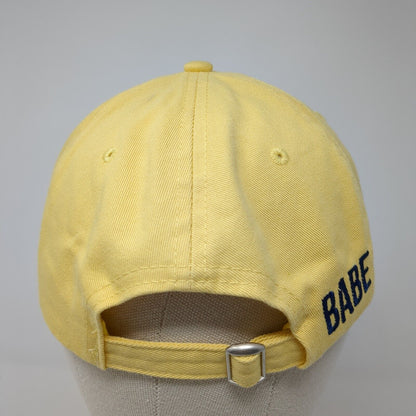 Rose Babe Slideback Hat Yellow One Size Adjustable Embroidered Flower Swish