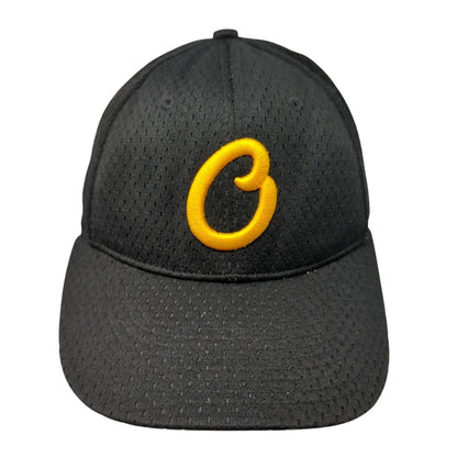 Richardson Fitted Hat Black 6 7/8-7 Embroidered Breathable Pro Model System5