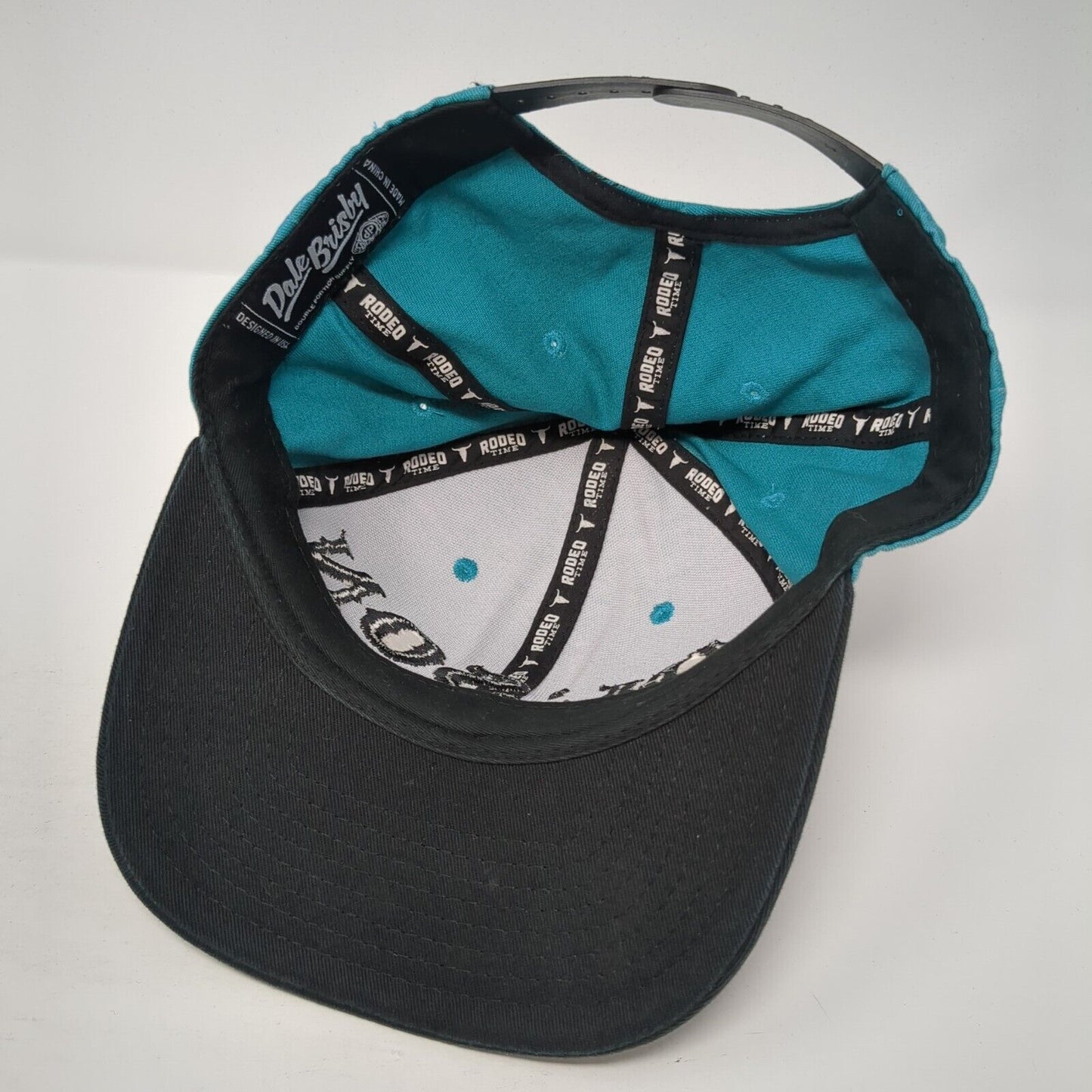 Ol' Son Snapback Hat Blue One Size Adjustable Embroidered Rodeo Time Dale Brisby