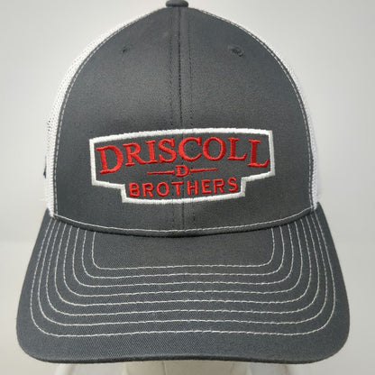 Richardson Trucker Hat Gray One Size Driscoll Brothers Potato Mascot Snapback