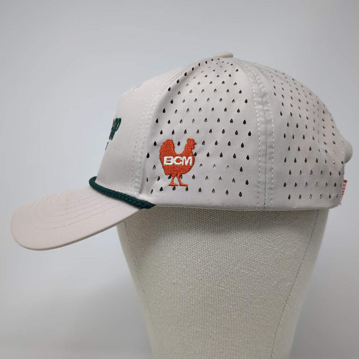 Trucker Hat Beige One Size Boise Co-Op Market Rope Orange Underbrim