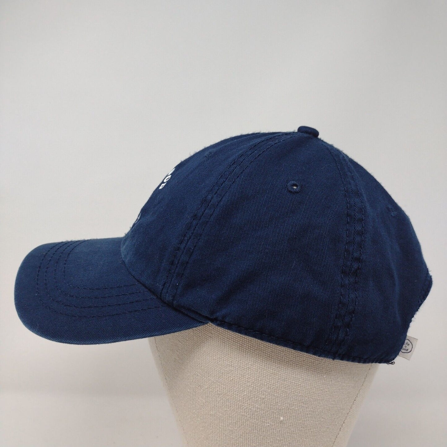 Life is Good Boise Idaho Slideback Hat Blue OSFA Adjustable Embroidered Cotton