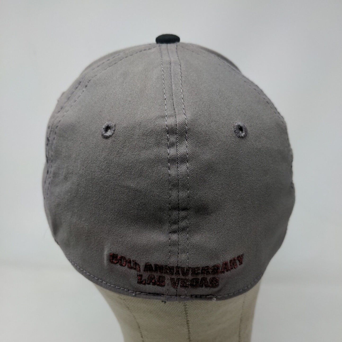 Main Gate Men's Fitted Hat Gray Size OSFM Embroidered Wrangler Rodeo 2008