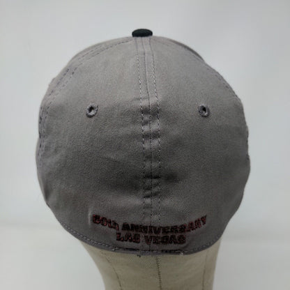 Main Gate Men's Fitted Hat Gray Size OSFM Embroidered Wrangler Rodeo 2008