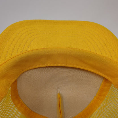 Waycinder Snapback Trucker Hat Yellow Large Adjustable Mesh Back Designer Award