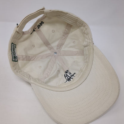Cultivate Est. 1998 Strapback Hat Tan One Size Adjustable Embroidered Organic