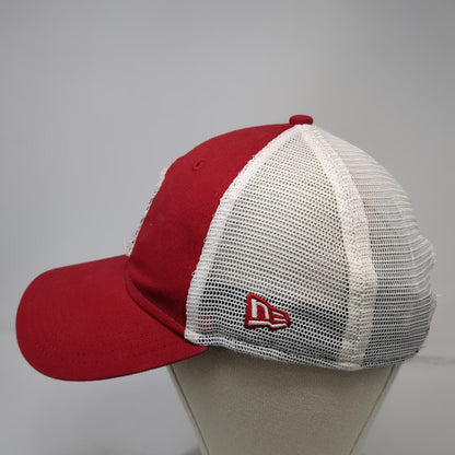 New Era MLB Los Angeles Angels Red Trucker Hat One Size Snapback Mesh 9FORTY