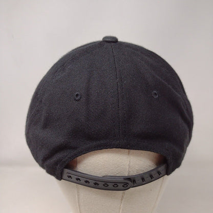Ink X Bones Athl Dept Snapback Hat Black OS Adjustable The Classics Yupoong