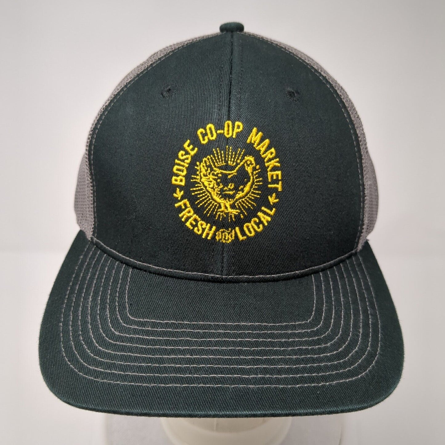 Boise Co-Op Market Fresh Local Adult Trucker Hat Multi OS Mesh Back Outdoor Cap