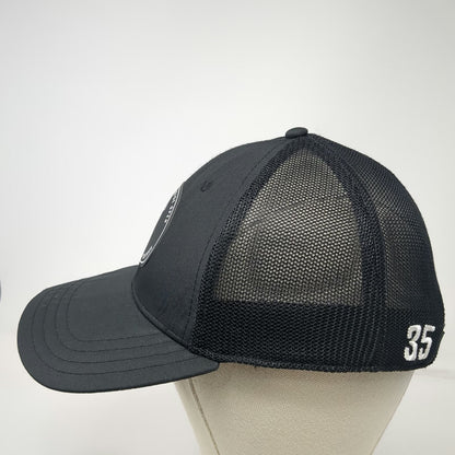 Pukka Albertsons Boise Open Chevron Golf 35 Black One Size Baseball Cap Hat