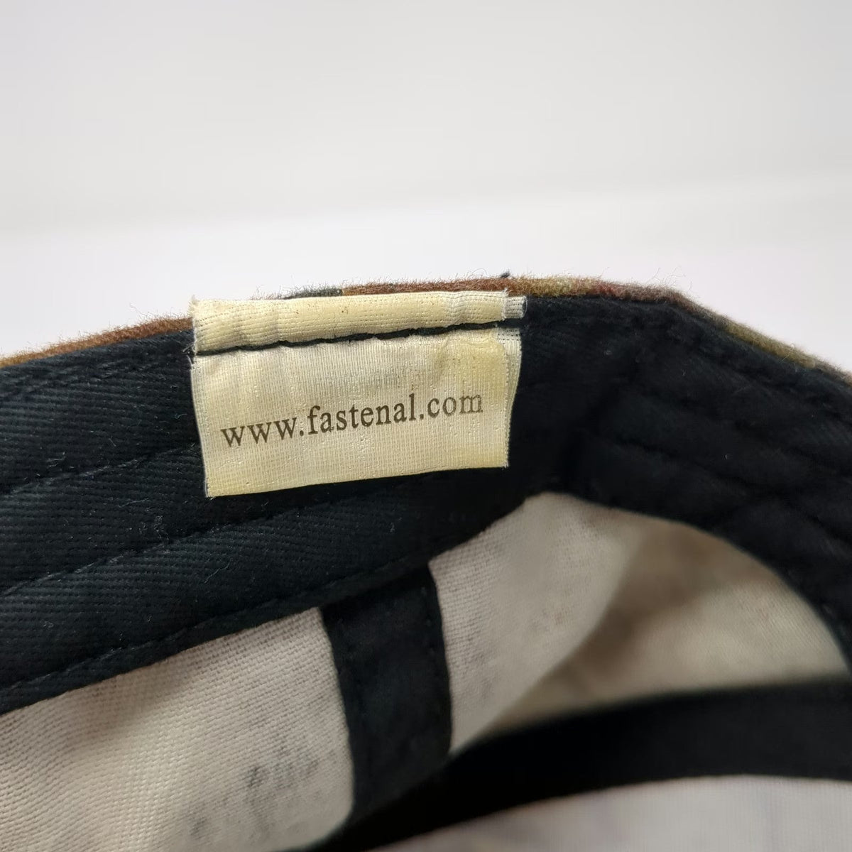 Fastenal Baseball Cap Green Camo One Size Embroidered Logo Strapback Hat