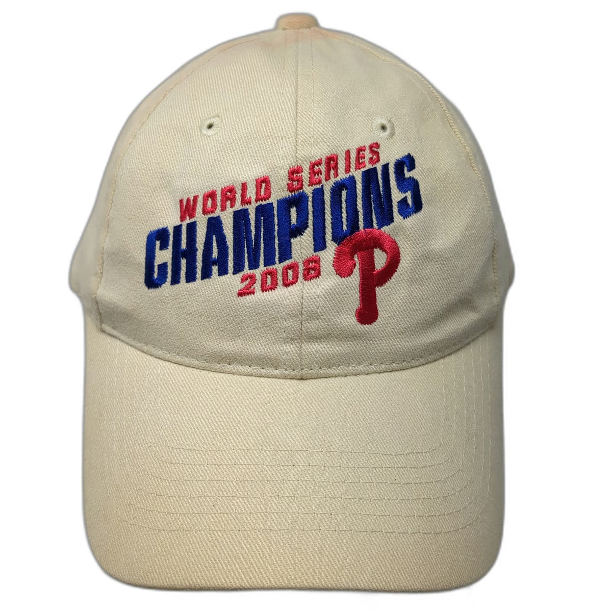 Fan Favorite Philadelphia Phillies MLB Baseball Cap Beige One Size 2008 Champs