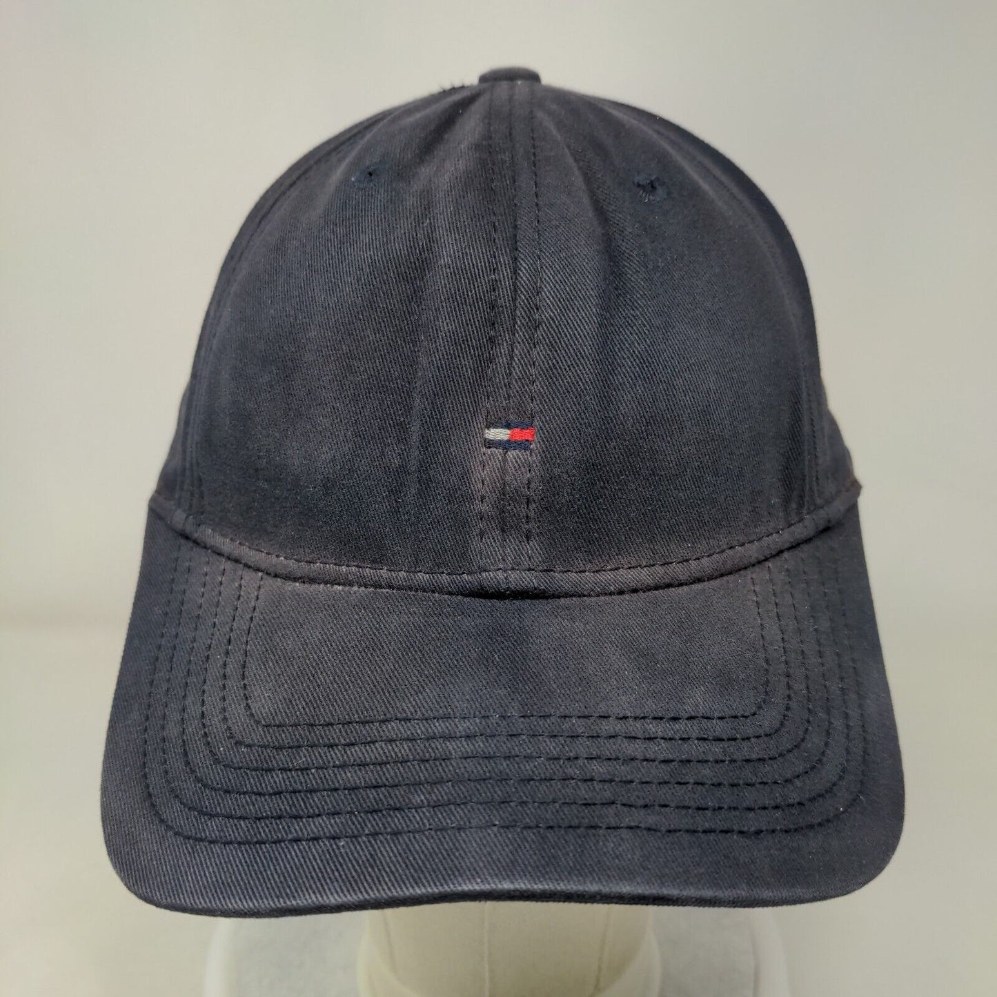 Tommy Hilfiger Slideback Hat Blue One Size Embroidered Adjustable 6 Panel
