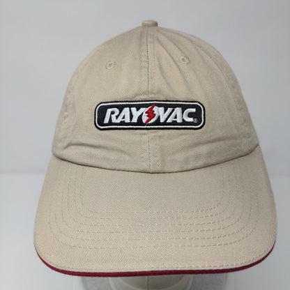 Rayovac Slideback Hat Tan OSFA Adjustable Embroidered Vent Holes
