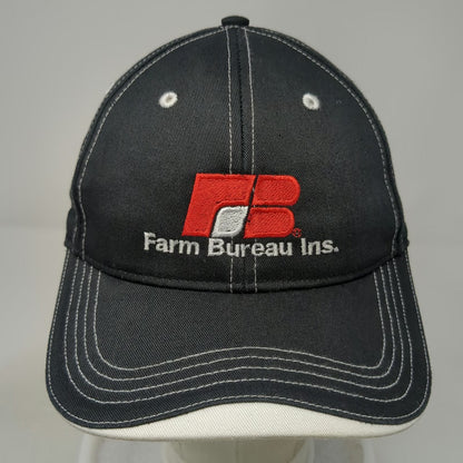 Richardson Baseball Cap Black One Size Farm Bureau Ins Contrast Stitching Hat