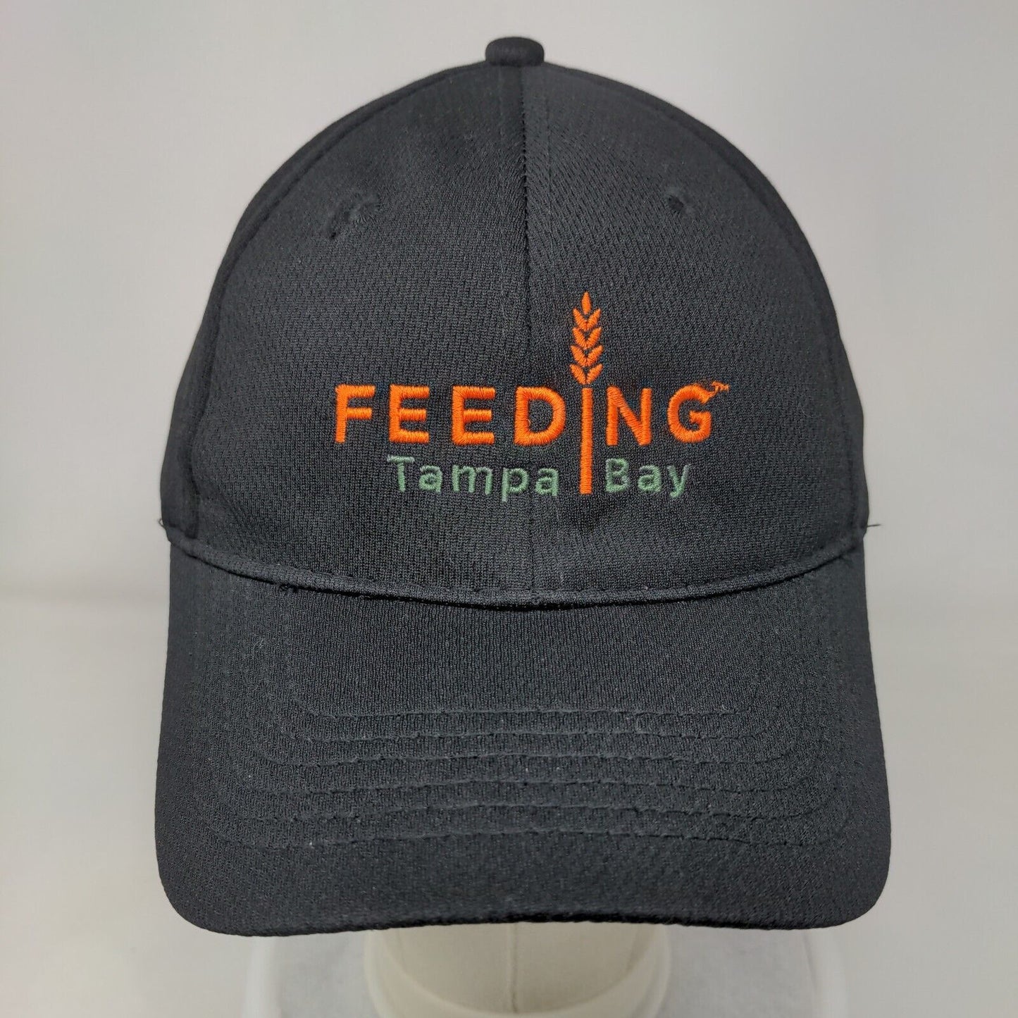 Feeding Tampa Bay Strapback Hat Black One Size Embroidered Sport-Tek