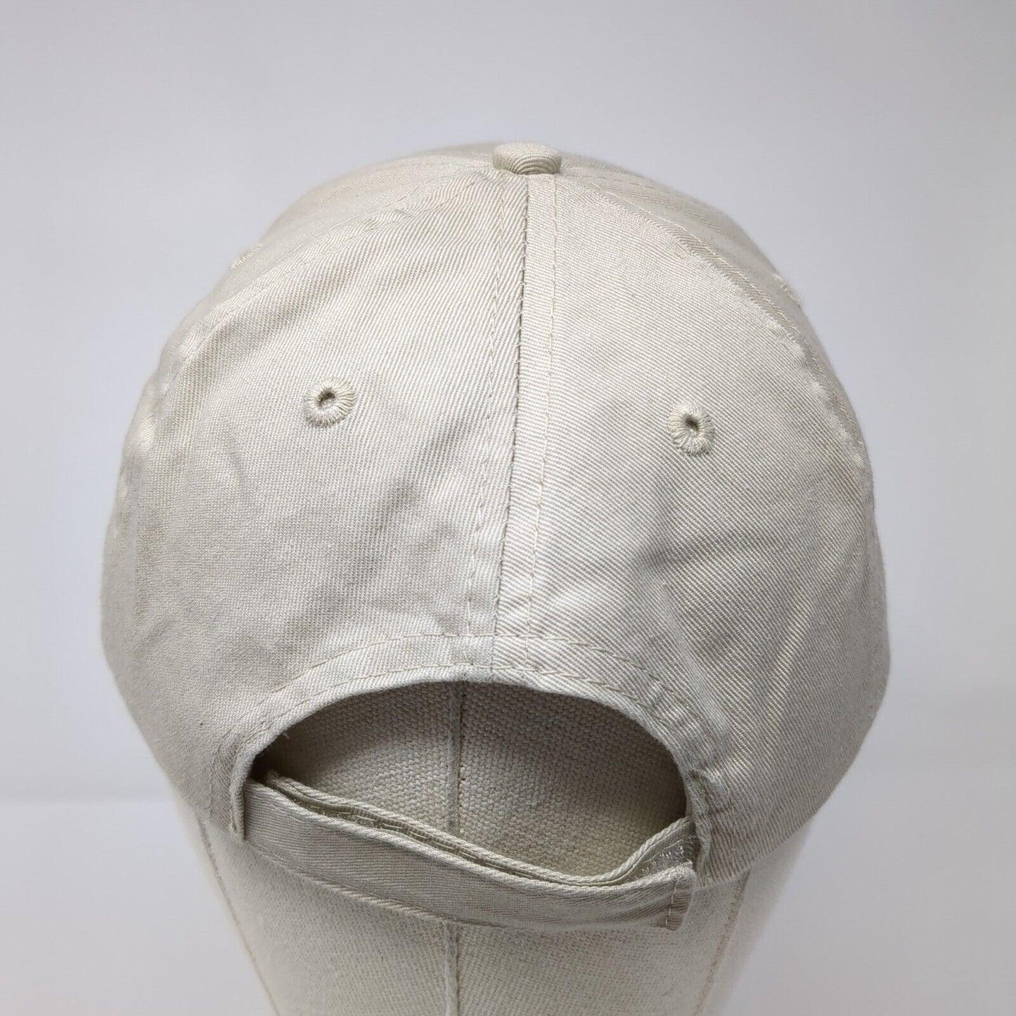 Roaring Springs Water Park Strapback Hat Tan OSFA Embroidered 6 Panel