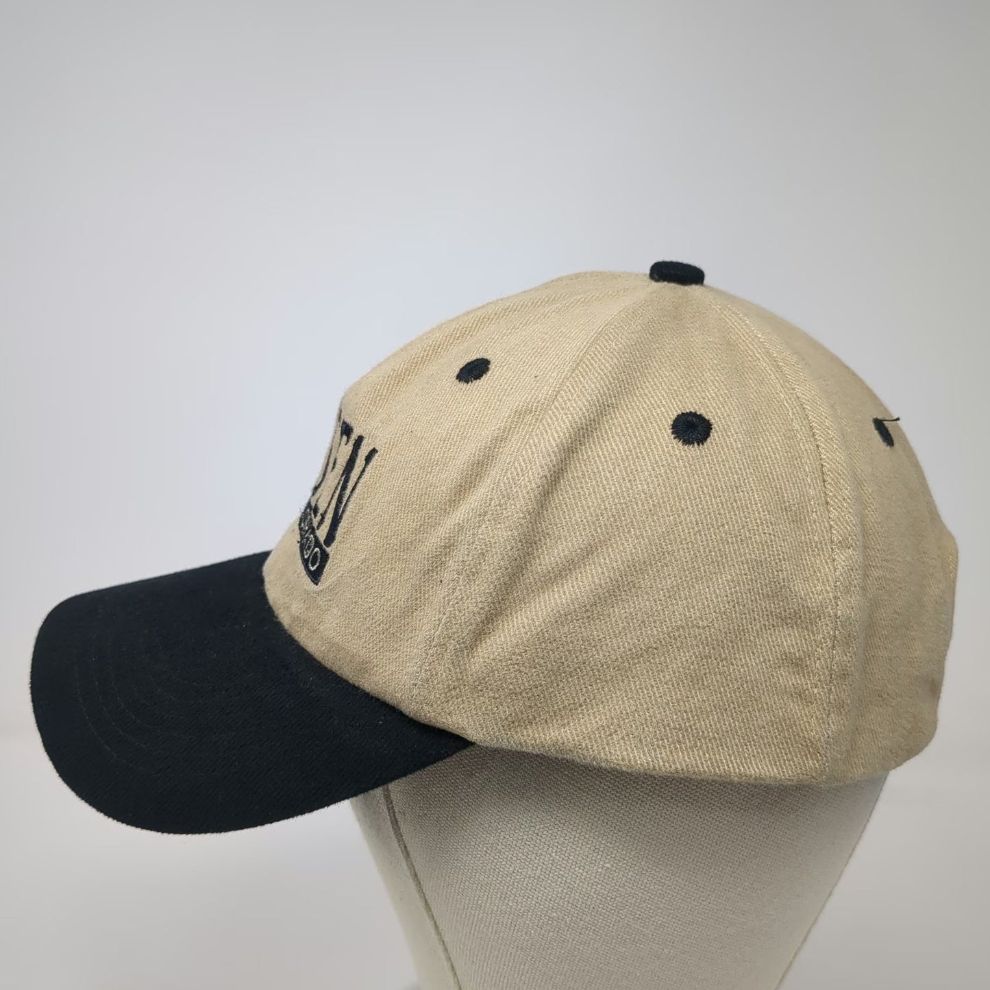 Bullet Line Rosen of Colorado Baseball Cap Brown One Size Slideback Hat Khaki