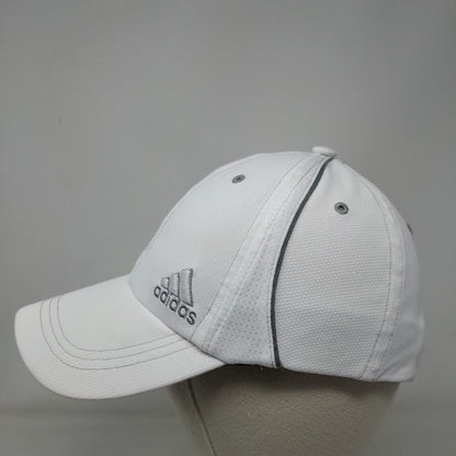 Adidas Climacool Strapback Hat White One Size Adjustable Embroidered 6 Panel