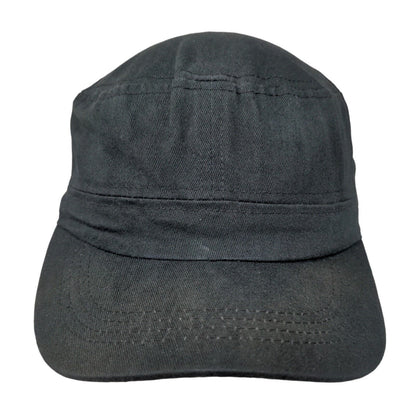 Unbranded Strapback Army Cap Black One Size Adjustable Lightweight Blank