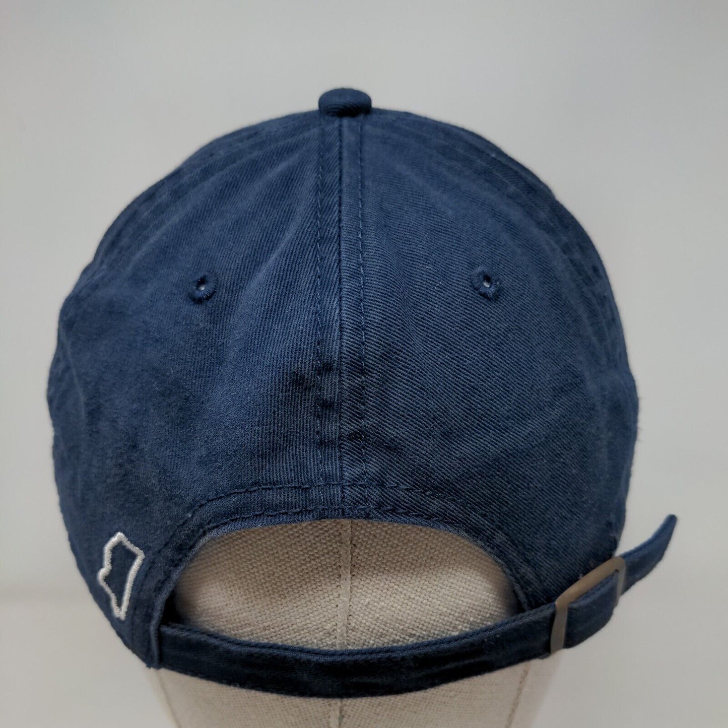 MS Slideback Hat Blue OSFM Adjustable Embroidered 6 Panel State of Mine