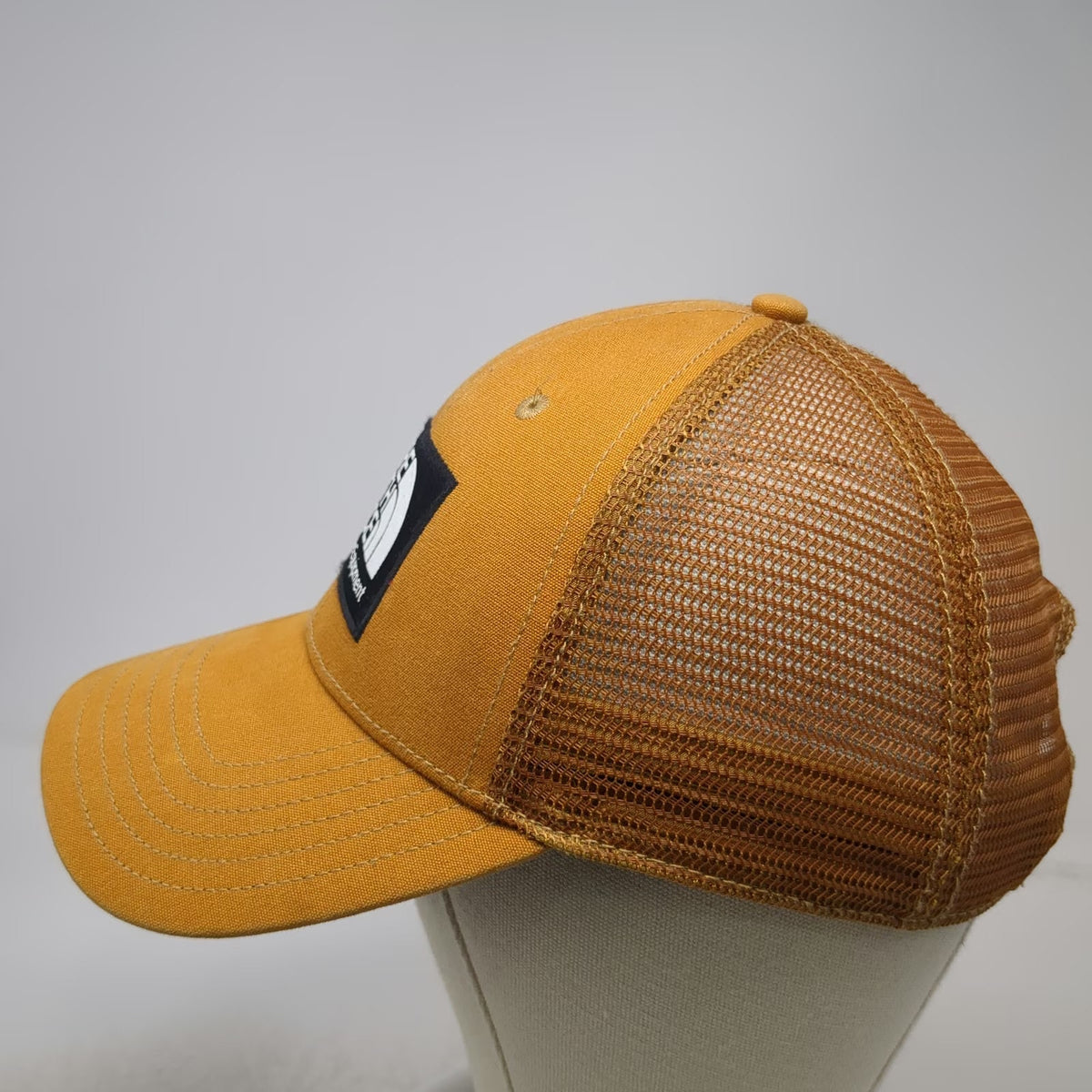 The North Face Trucker Hat Brown One Size Mesh Back Snapback Alpine Equipment