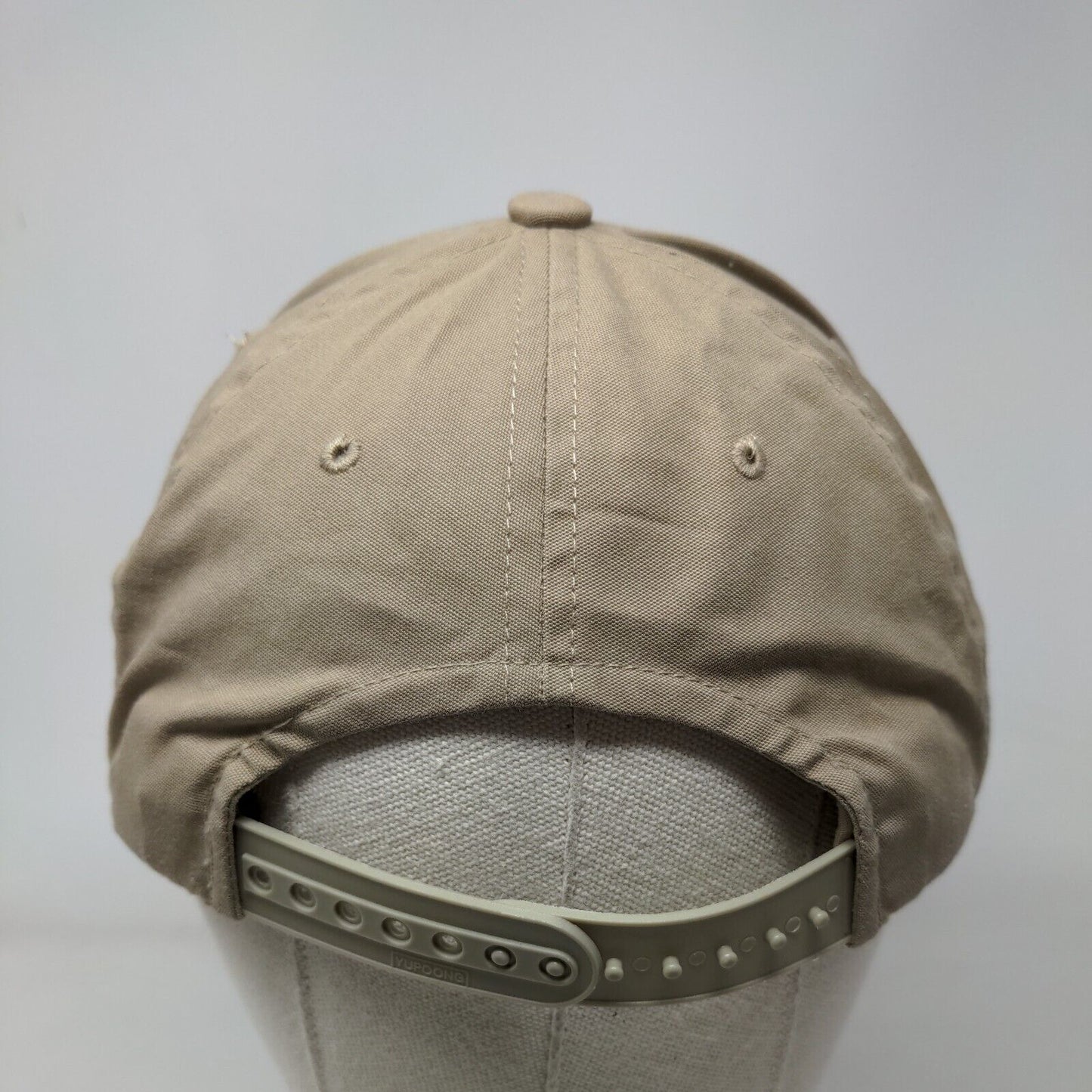 Swat Exterminating Co. Snapback Hat Tan OSFA Adjustable Embroidered Yupoong
