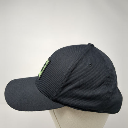 Black Clover Snapback Hat Black One Size Adjustable Flexfit 110 Yupoong
