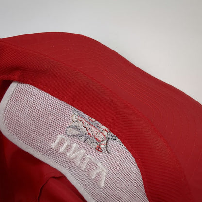UNLV Hey Reb! Mascot 5 Panel Hat Red One Size Satin Rope Brim Adjustable