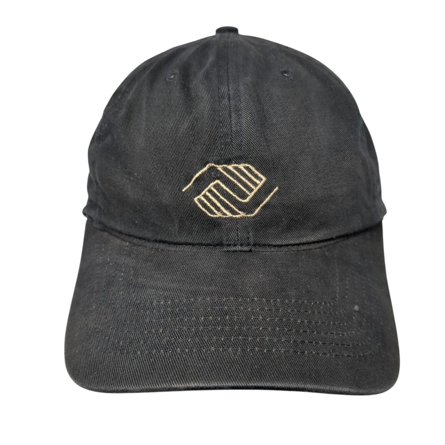 Richardson Slideback Hat Black One Size Embroidered Logo Adjustable