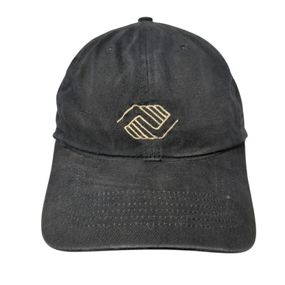 Richardson Slideback Hat Black One Size Embroidered Logo Adjustable