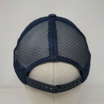 Dinosaur Skeleton Snapback Trucker Hat Multicolor One Size Mesh Back