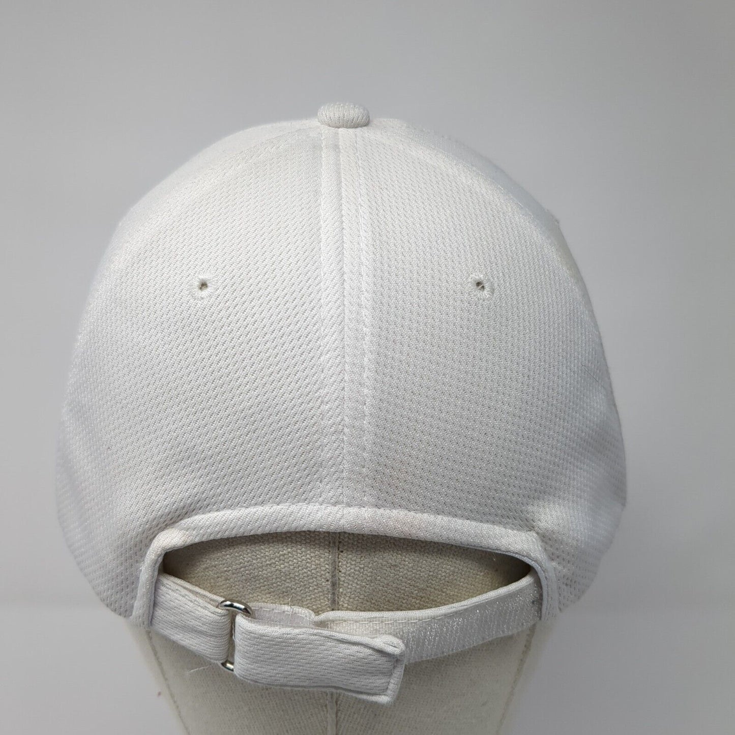 Classic Teaze Strapback Hat White One Size Adjustable Embroidered Walk N Faith