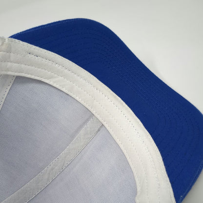 Pacific Headwear Trucker Hat Blue White One Size Hashtag Logo Mesh Snapback