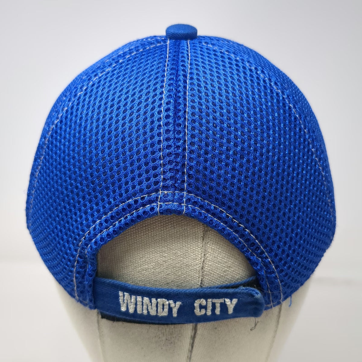 THVIS Baseball Cap Blue One Size Chicago IL Windy City Mesh Back Strapback Hat