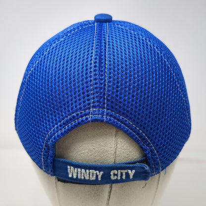 THVIS Baseball Cap Blue One Size Chicago IL Windy City Mesh Back Strapback Hat