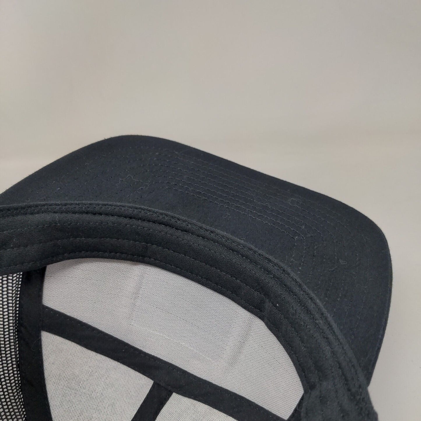 Aire Patch Snapback Mesh Back Trucker Hat Black One Size Richardson