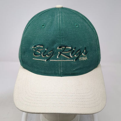 Richardson Baseball Cap Green Beige One Size Big Rigs Yuma Slideback Hat