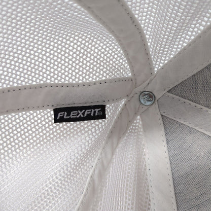 Fidelity National Title Fitted Trucker Hat Blue S/M Flexfit Mesh Back Richardson