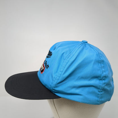 Miller Genuine Draft Light Snapback Hat Blue One Size Colorblock