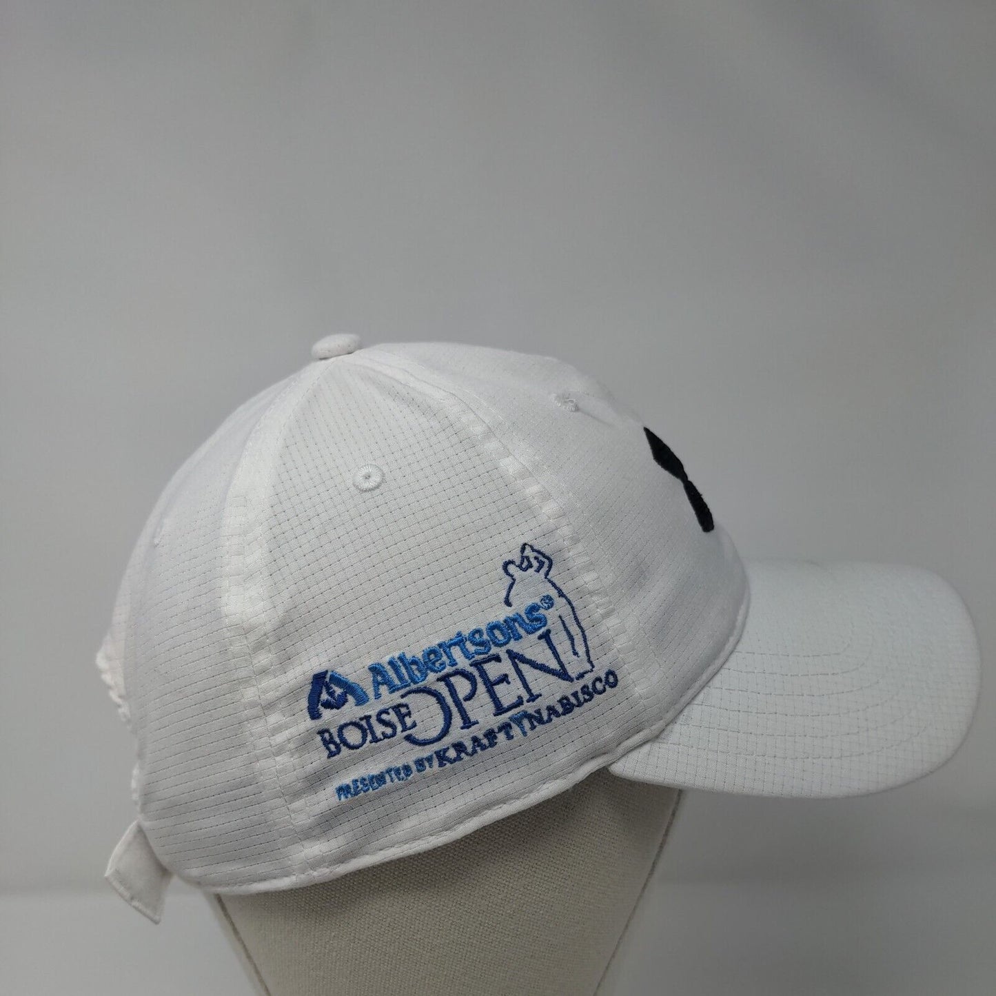Under Armour Golf Strapback Hat White OSFA Albertsons Boise Open