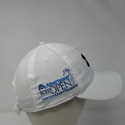 Under Armour Golf Strapback Hat White OSFA Albertsons Boise Open