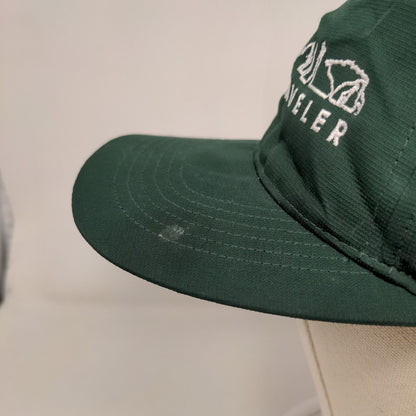 Major Traveler Strapback Hat Green One Size Embroidered Richardson