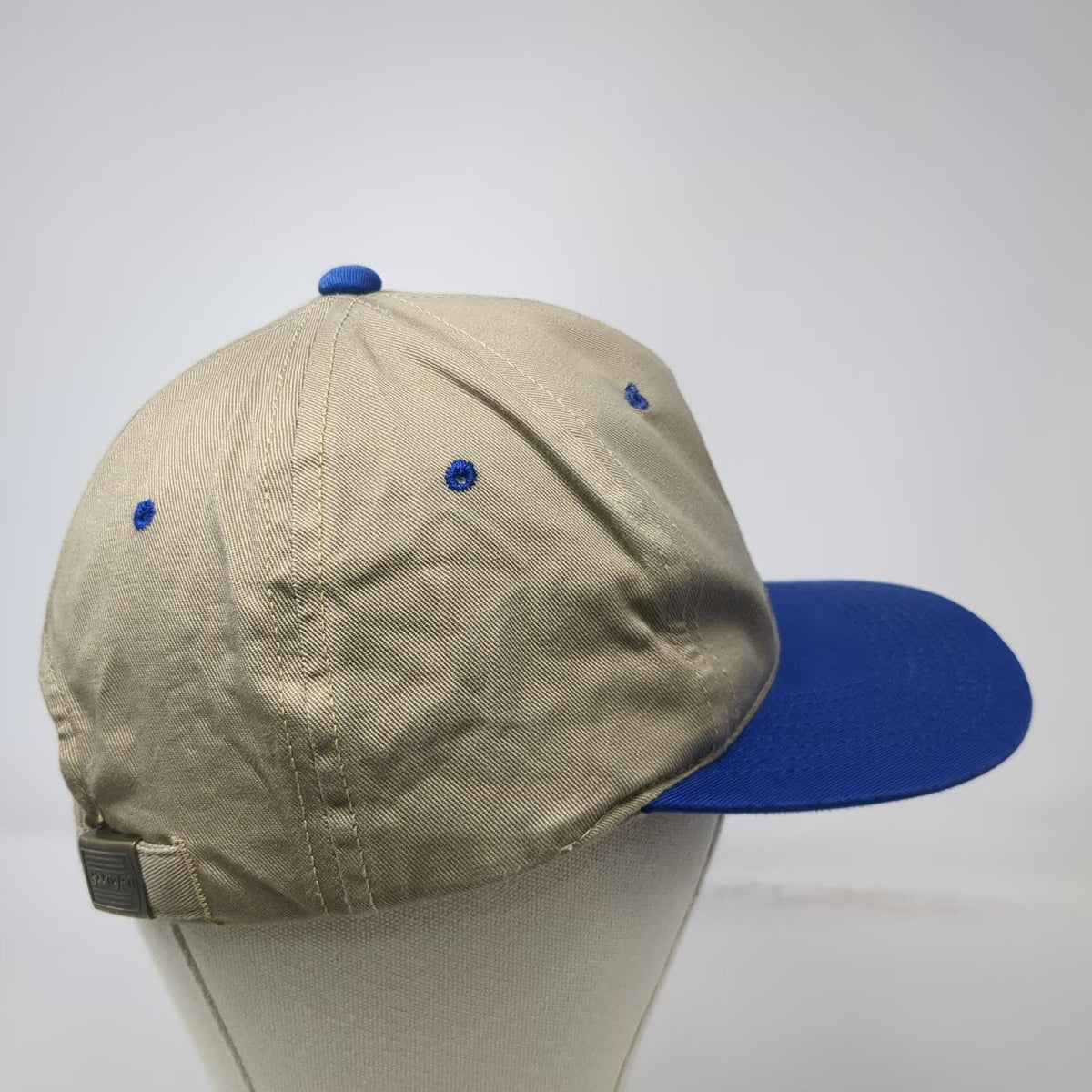 Headliner Baseball Cap Blue Beige One Size Bulldog Colfax Grange Supply Hat