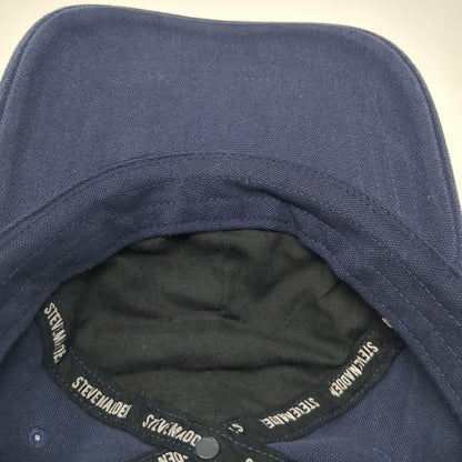LA Slideback Hat Blue One Size Adjustable Embroidered 6 Panel Steve Madden